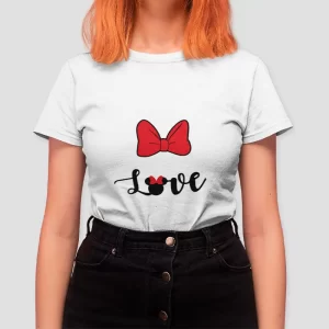 Polera Estampado Mujer Amor y Amistad