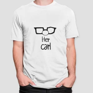 Polera estampada para parejas Carl Pigmentón