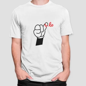 Polera estampado para enamorados