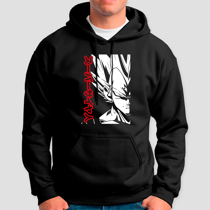 Polerón Estampado Personalizado Dragon Ball Vegeta