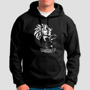 Polerón Estampado Personalizado de Dragón Ball Saiyayin