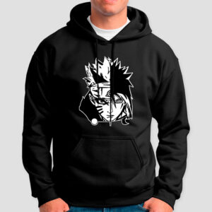 Poleron Estampado Personalizado de Naruto y Sasuke