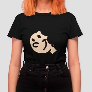 Polera Estampada para enamorados Oliva Olivo