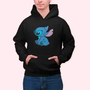 Polerón Estampado de Stitch para Enamorados Pigmenton