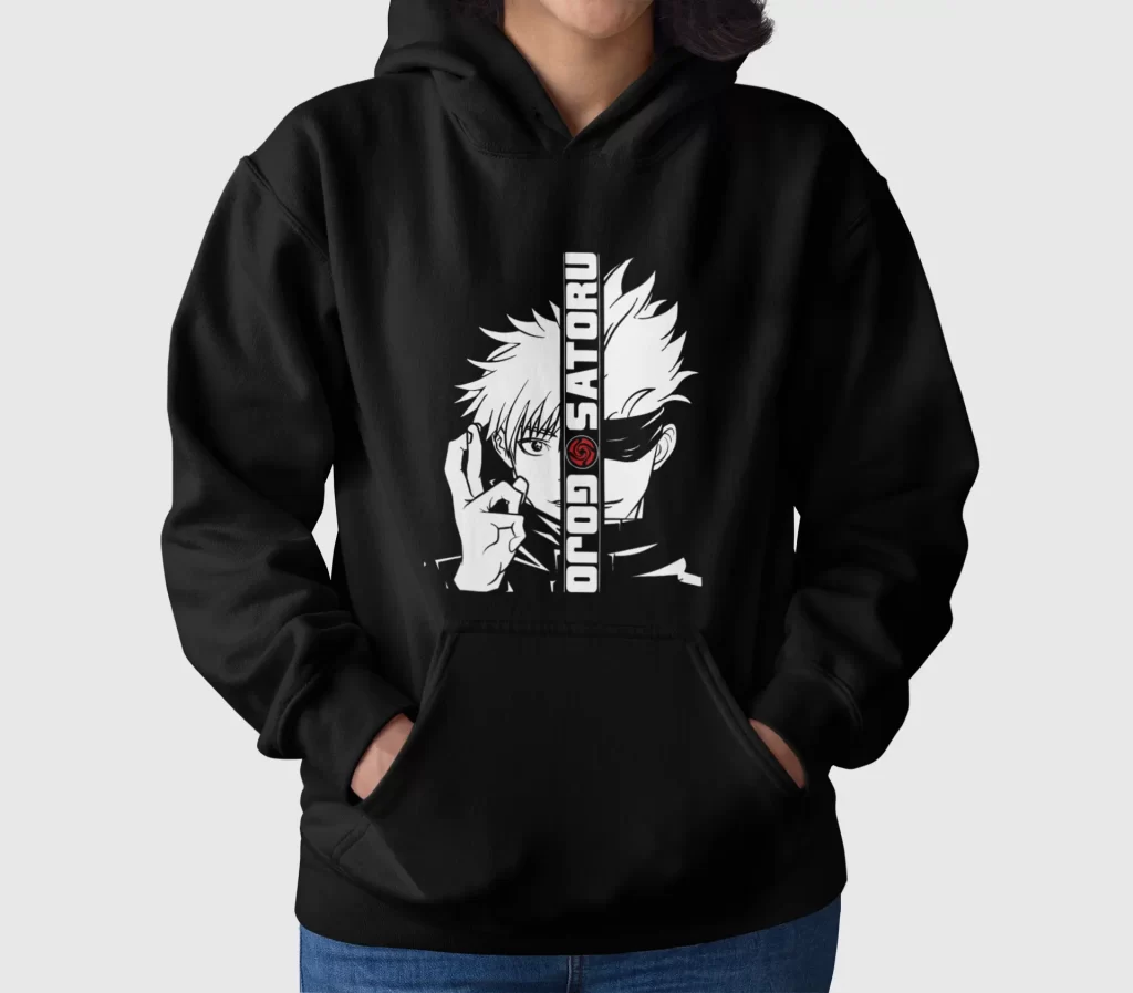 poleron jujutsu kaisen Gojo Satoru para Hombres Mujeres y Niños