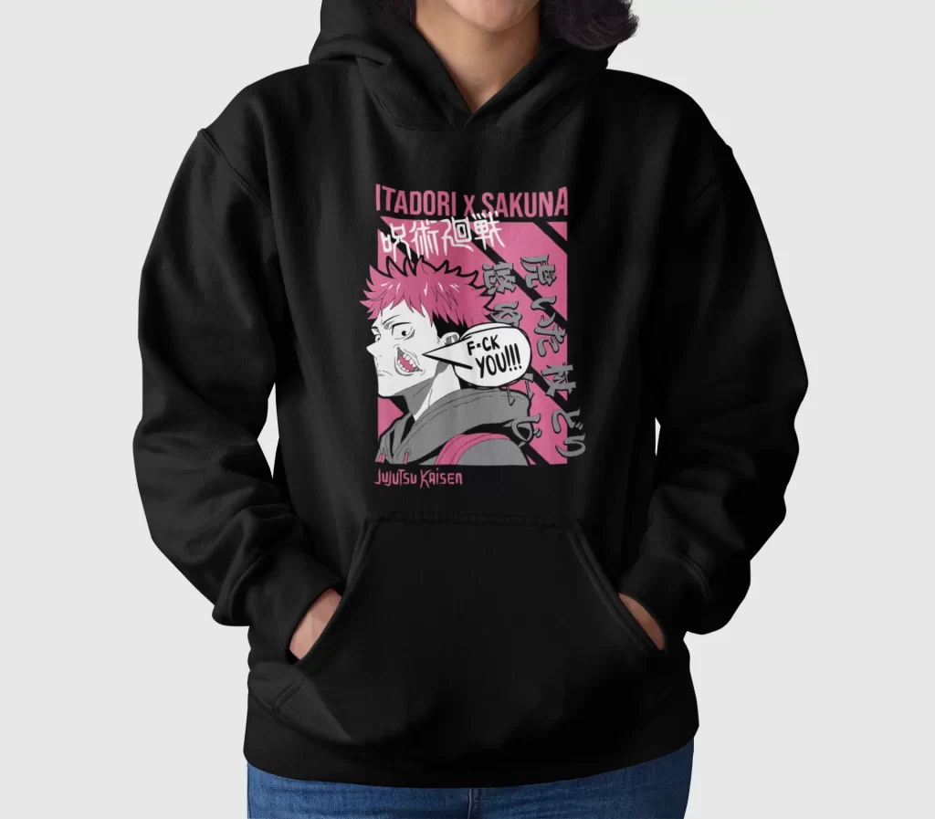 poleron jujutsu kaisen itadori para hombres mujeres y niños