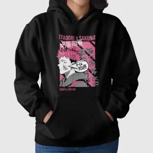 poleron jujutsu kaisen itadori para hombres mujeres y niños