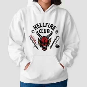 Polerón Estampado Personalizado Stranger Things Hombre Mujer Niño Algodón