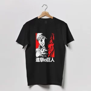 Polera Shingeki No Kyojin Eren Jaeger para hombres mujeres y niños